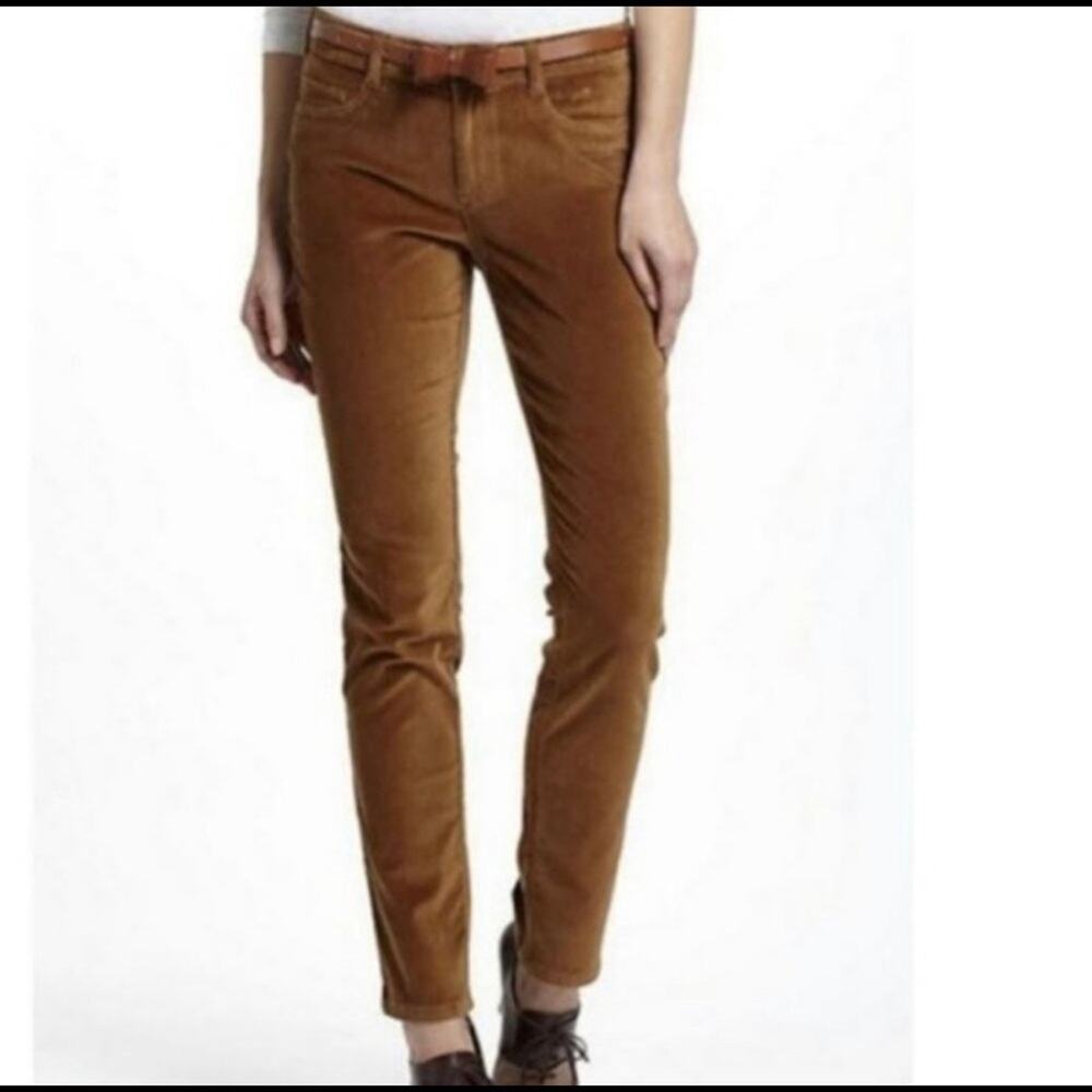 Anthro Pilcro and the Letterpress Women's High Rise Skinny Velvet Pants Size 26